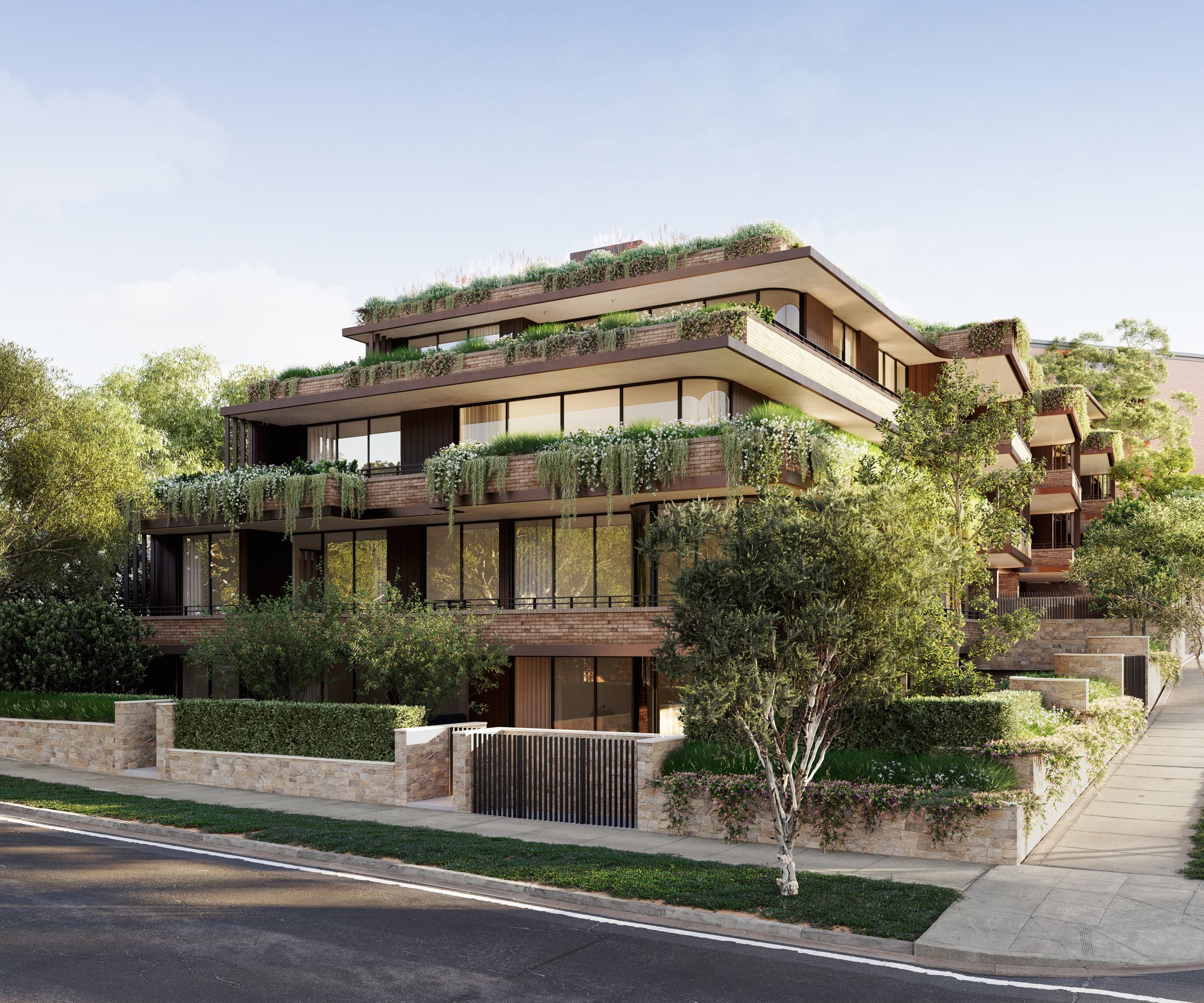 Eden Mosman — living space with harbour outlook